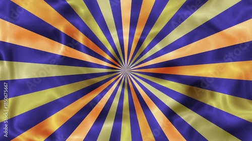 Sunburst background abstract radial rays vibrant energetic noise effect.