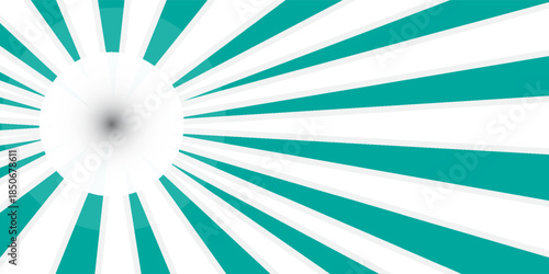 vector, abstract green pastel sunburst design background. sunlight green pastel illustration.