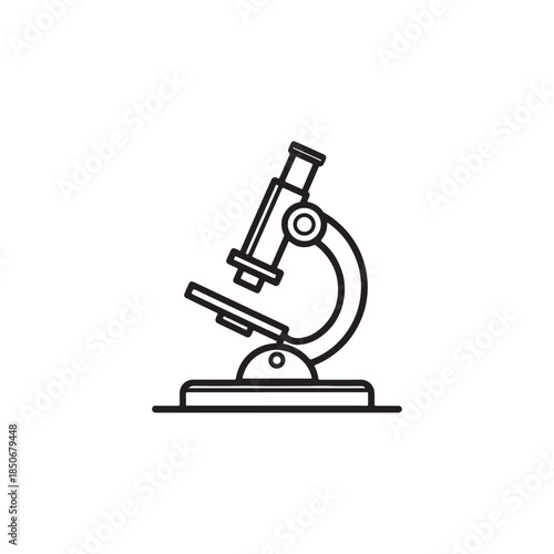 microscope icon vector illustration