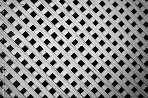 Lattice wooden walls. Light wood background