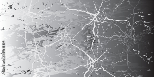 Abstract network of glowing white lines on a dark background resembling a neural network or lightning.