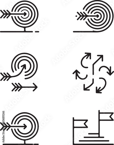 black silhouettes of various medieval castles and fortresses