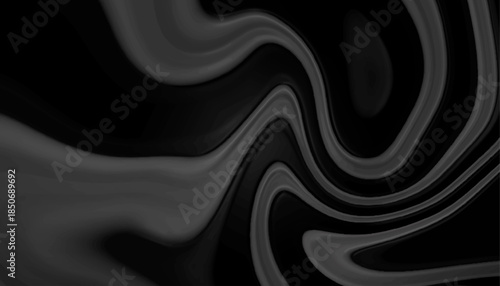 Dark Black Liquid Abstract Background