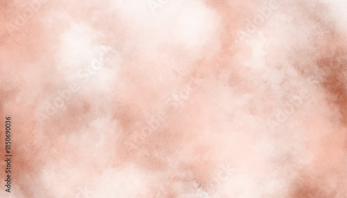 Soft Peach Watercolor Abstract Background