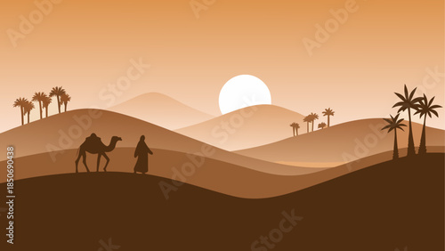 Journey through the desert landscape