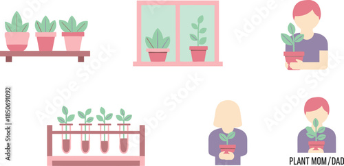 Plant lovers showcasing their green thumbs