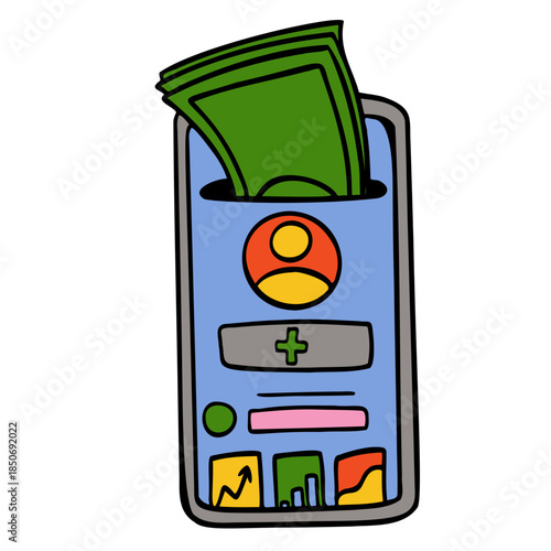 Online banking via mobile app