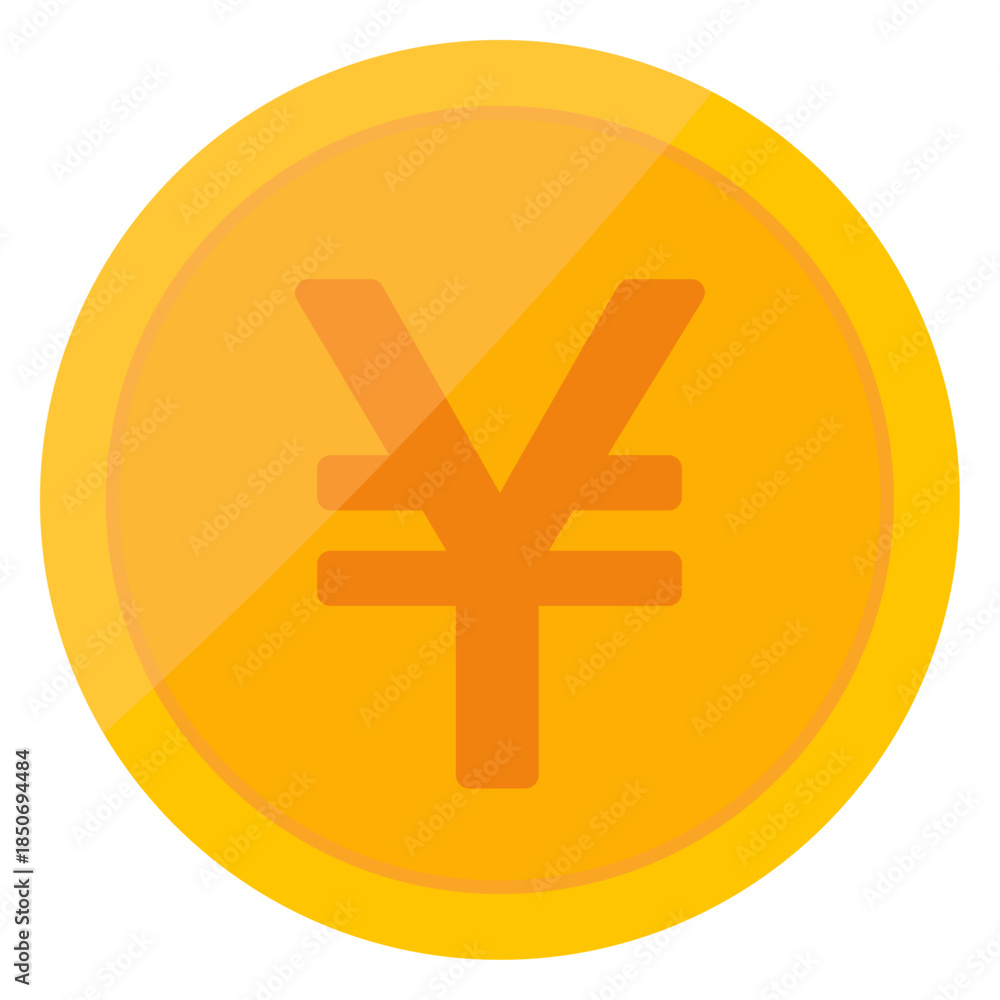 Obraz premium 円コインのイラスト