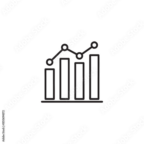 business graph icon design