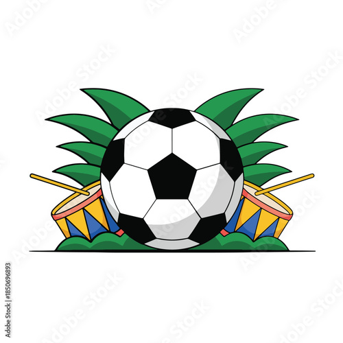 Brazilian Football Samba Vibes