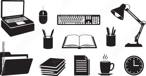 Office workspace essentials for productivity and organization