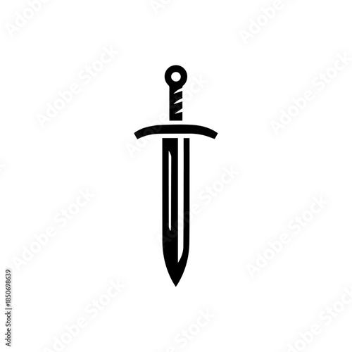 "Long Sword Vector Illustration"