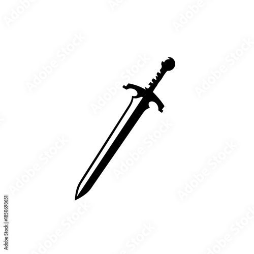 "Epic Sword Vector Illustration"