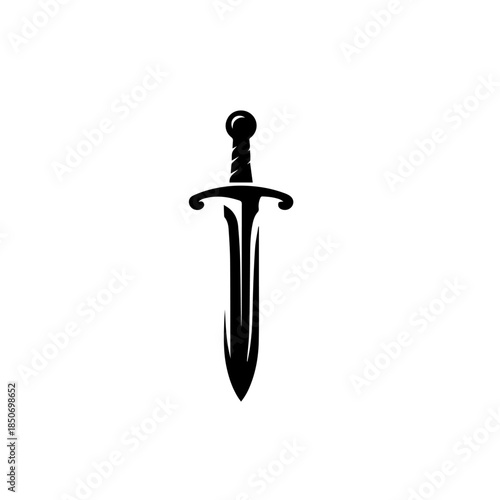 "Battle Sword Vector Illustration"
