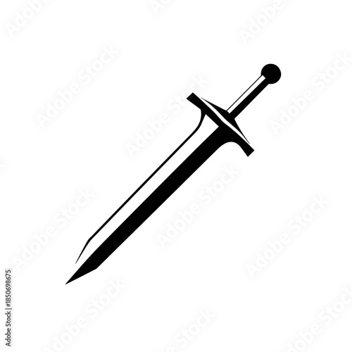 "Royal Sword Vector Illustration"