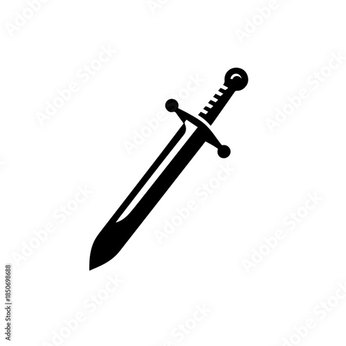 "Medieval Sword Vector Illustration"