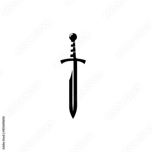 "Decorative Sword Vector Illustration"