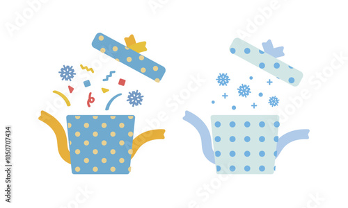 クリスマスプレゼントのイラスト – 贈り物とホリデーシーズンの象徴