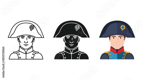 Napoleon Bonaparte Icon Set