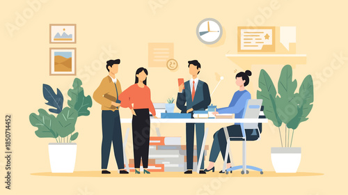 business people in office