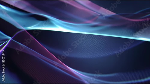 Futuristic dimensional rift visualized through layered light effects in a digital environment.
