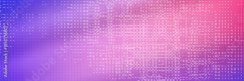 Soft pink and purple pixel pattern background with abstract texture. Bitmap art design resembling a game screen, featuring a smooth gradient effect for a calming, digital atmosphere.