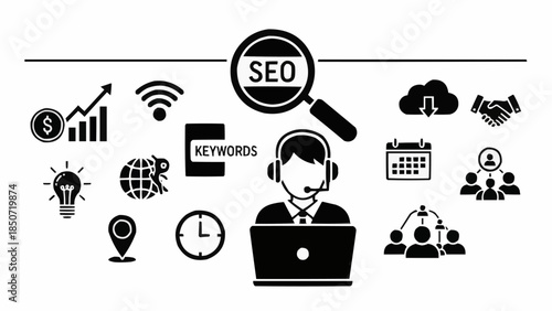 Digital Marketing Specialist with SEO and Keywords Tools.