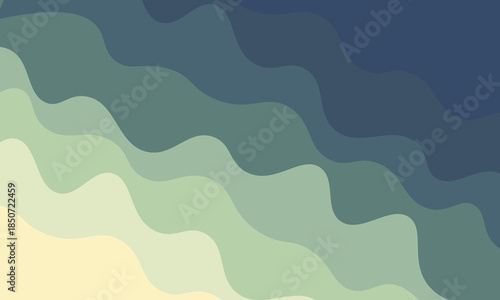 Abstract background landscape mountains and forest, vector illustration eps10