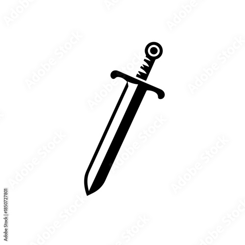 "Ornamental Sword Vector Illustration"