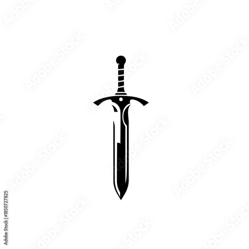 "Warrior Sword Vector Illustration"