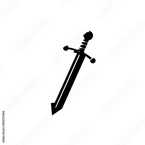 "Steel Sword Vector Illustration"