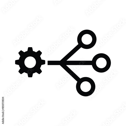 Simple icon representing settings or configuration