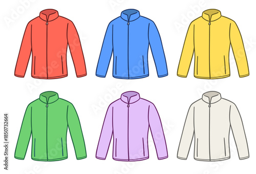 登山・アウトドア用フリースジャケット