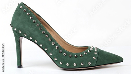A pair of elegant black leather high heels and stylish stiletto footwear embodies glamour and timeless fashion for the sophisticated woman seeking beauty and classic style in every step