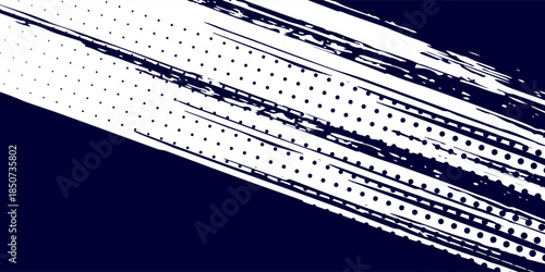 Dots abstract halftone white & blue color pattern gradient grunge texture background. Dots pop art comics sport style simple abstract modern