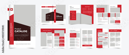 Modern Product Catalog Brochure Design For Fashion Retail Business Branding