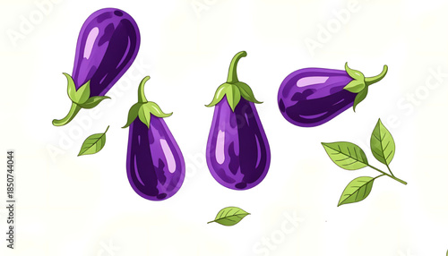 for kids clothes, decoration and wallpaper, , violet flower isolated on white background