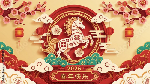 2026 year of the horse, chinese new year, lunar year, zodiac