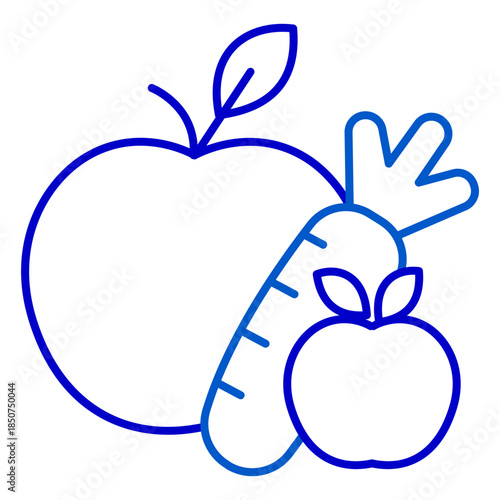 Healthy Food Line Icon