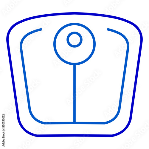 Weight Scale Line Icon