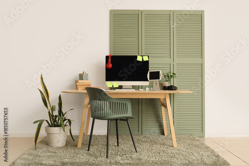 Interior of teenager's room...