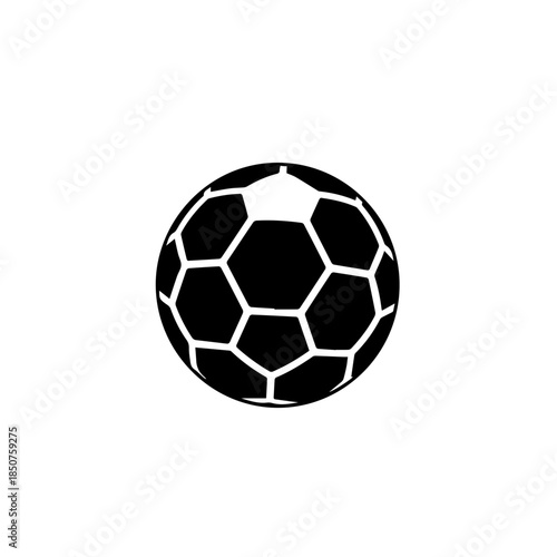 Black and white soccer ball
