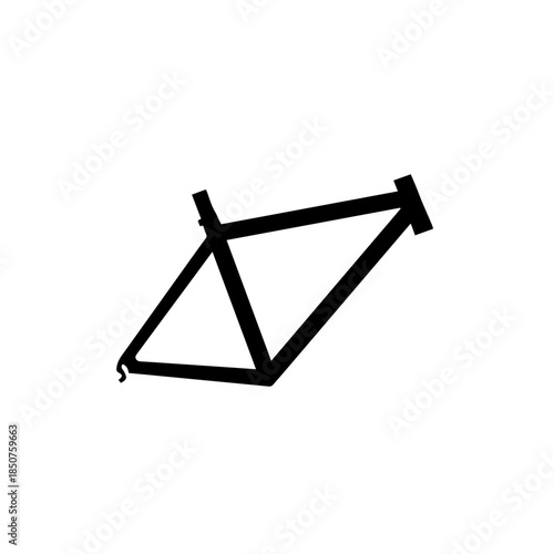 Bicycle frame outline