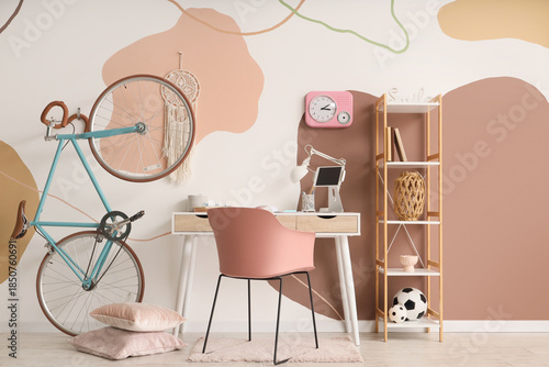 Interior of teenager's room...