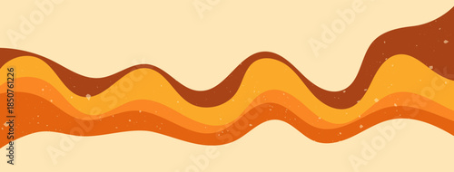 Zebra groovy Y2K orange color wave.