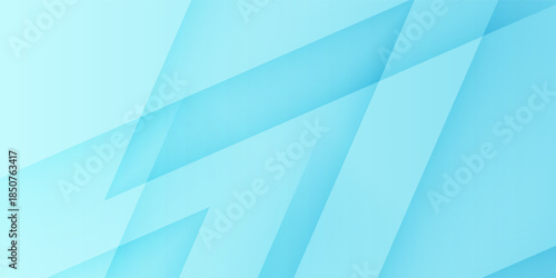 Abstract Light Blue Geometric Overlap Background for Technology. Modern creative trendy design in vector illustration