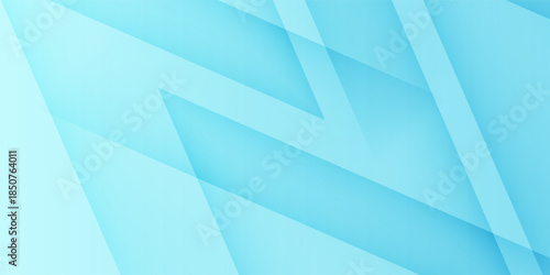 Abstract Light Blue Geometric Overlap Background for Technology. Modern Trendy design in Vector Illustration