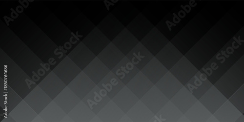 Dark gray background with a woven texture. The background features a gradient effect with shades of gray, creating a sleek, modern look. Geometric gradient background vector. Black background.