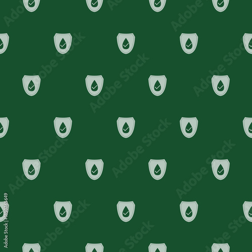 Waterproofing seamless pattern isolated on color background