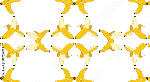 Banana pattern fruit design